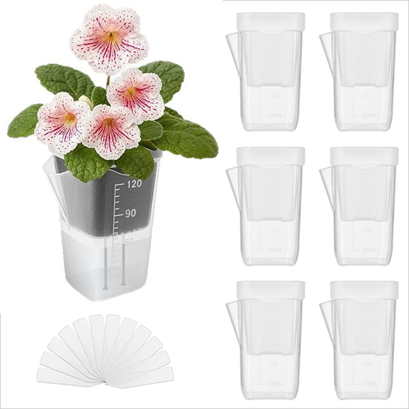 Automatic Watering - 16/32 Pack Self-Watering Planters – Transparent