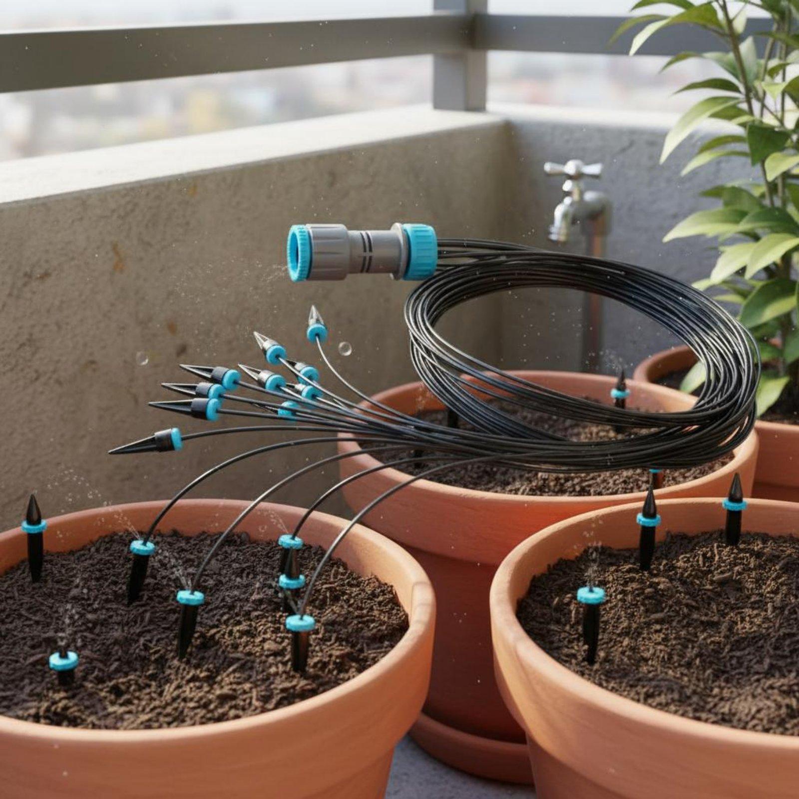 10-Head Drip Irrigation Kit Ad - đánh giá và giá Automatic Watering