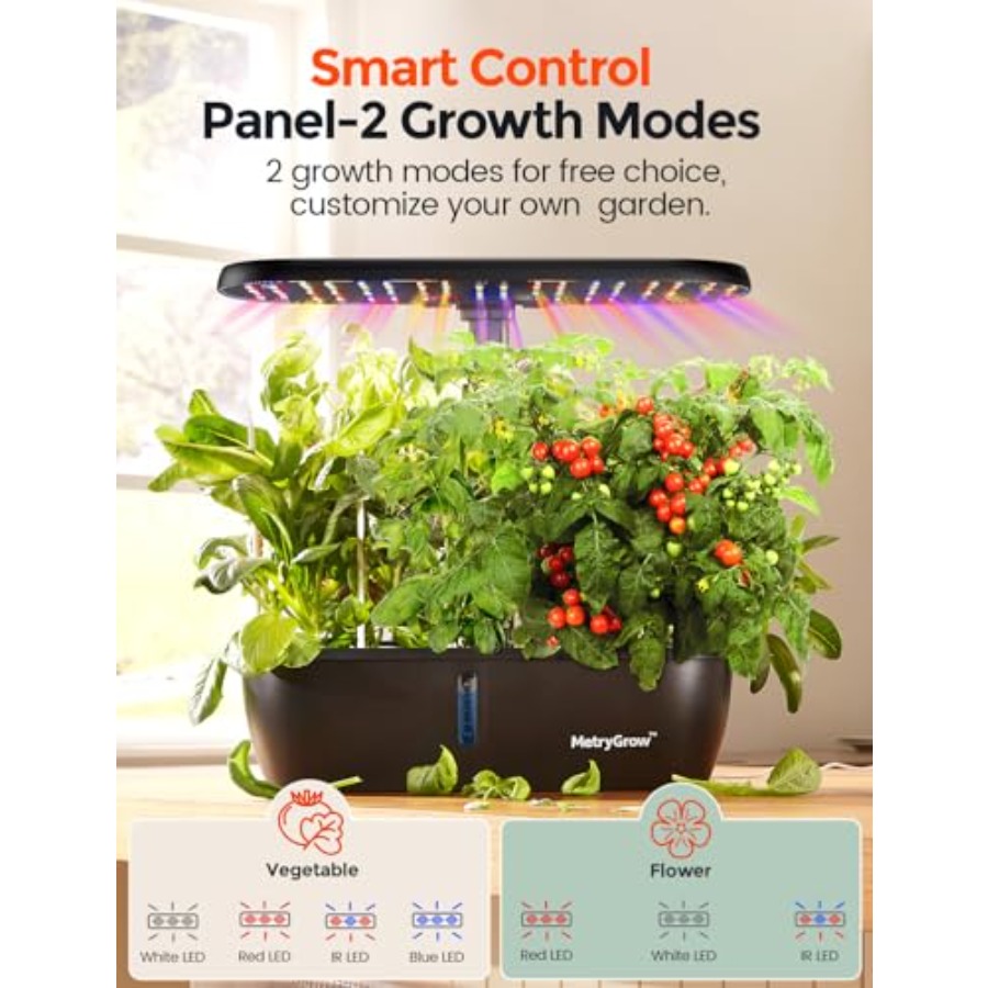 MG-15 Hydroponic Growing Syste - đánh giá và giá Smart Garden System