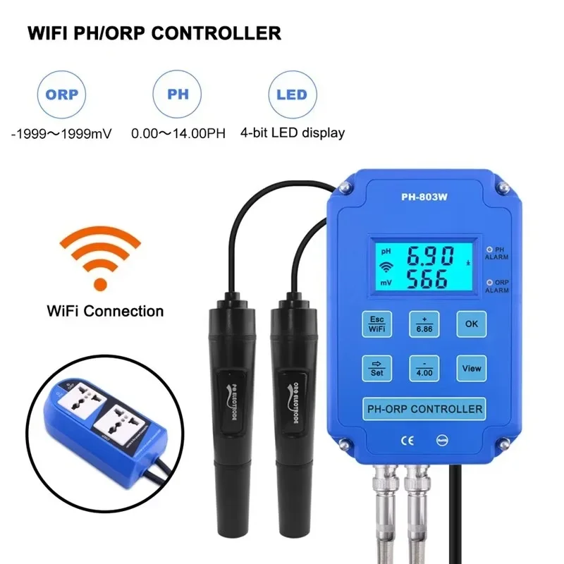 PH-803 Digital 2&1 PH ORP Redo - đánh giá và giá Plant Monitor