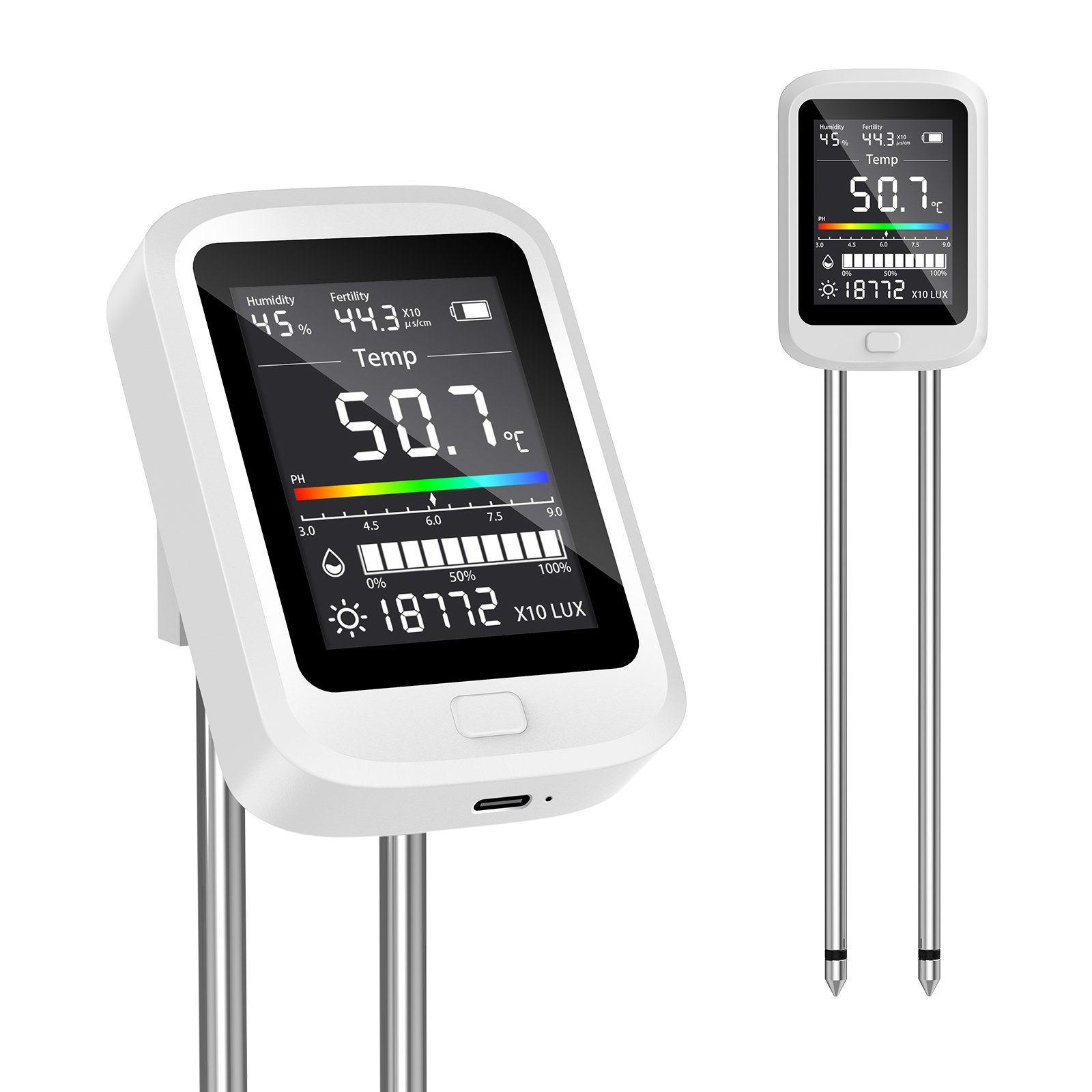 6-in-1 Soil Moisture Meter, Hy - đánh giá và giá Plant Monitor