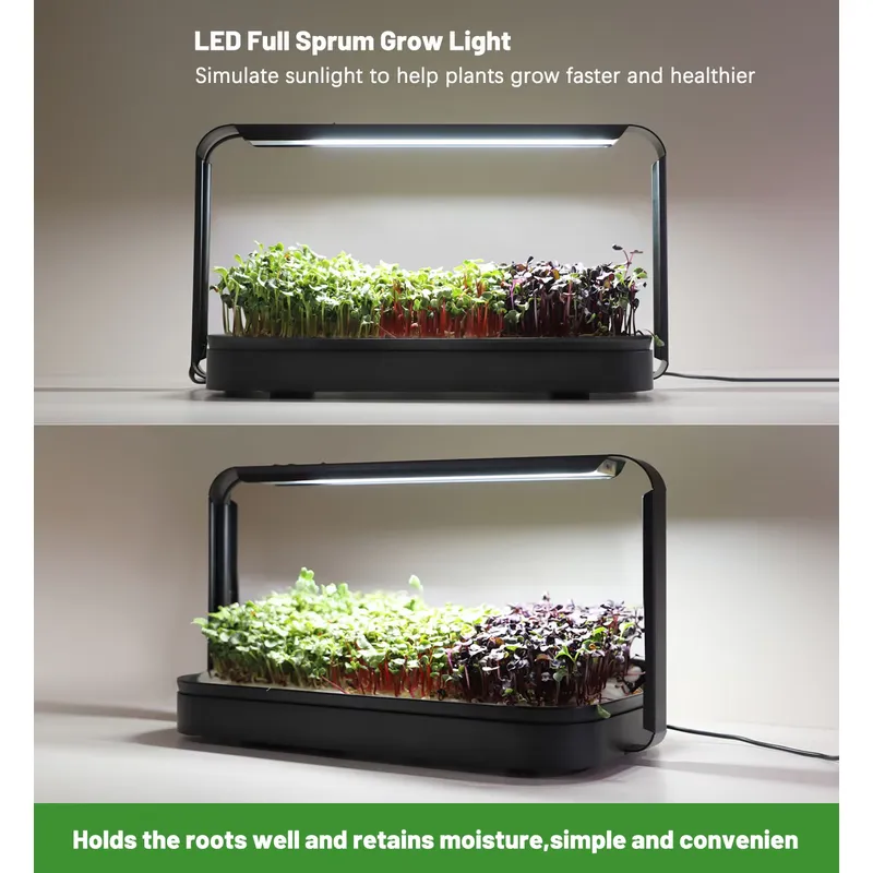 Hydroponic Tray Indoor Microgr - đánh giá và giá Smart Garden System