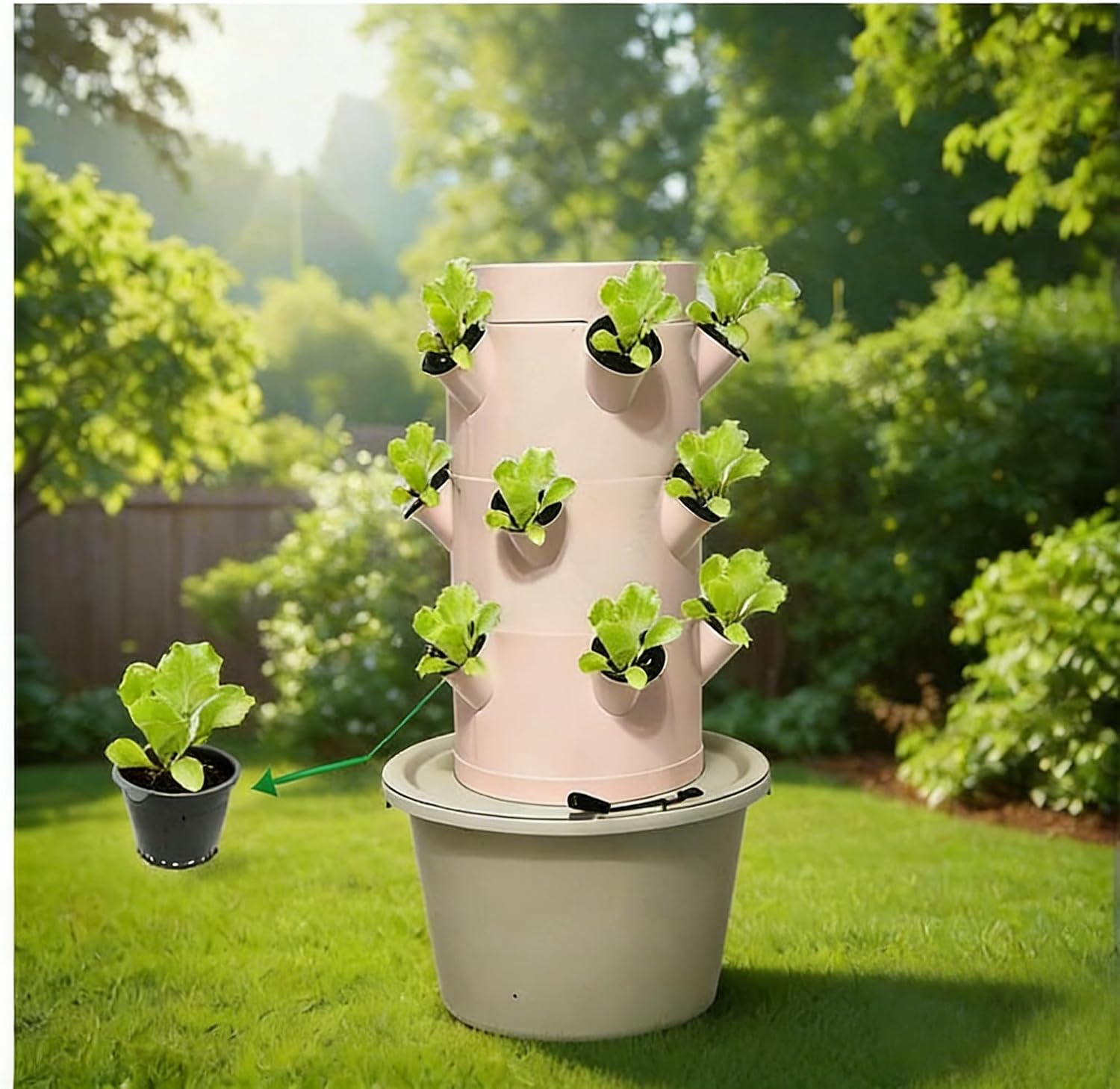 Vertical Hydroponic Growing Sy - đánh giá và giá Hydroponic Tower
